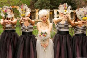 Fun bridesmaid photo
