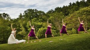 keep calm on wedding day yoga