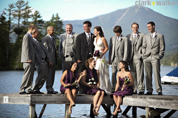 uneven wedding party