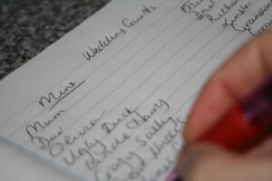 wedding guest list