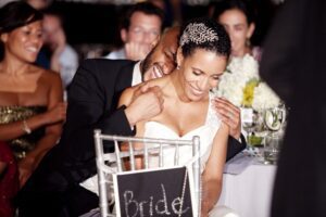 Bride and Groom at Wedding