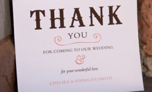wedding thank you cards